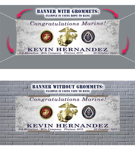 Marine Corps Colors Banner – MCCS Recruit Graduation Gifts