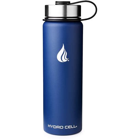 HYDRO CELL Stainless Steel Water Bottle w/ Straw & Wide Mouth Lids ...