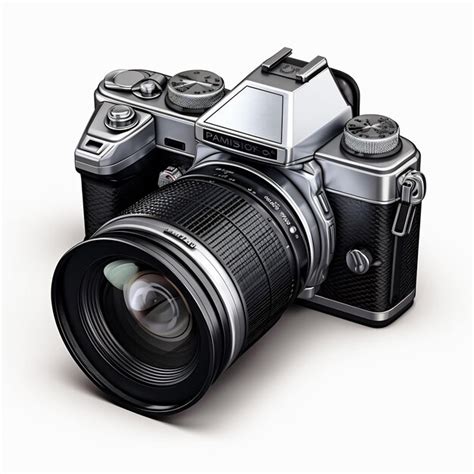 Premium AI Image | a black and white photo of a canon camera