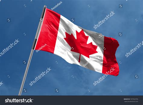 Canada Flag Waving Stock Photo 797552755 | Shutterstock