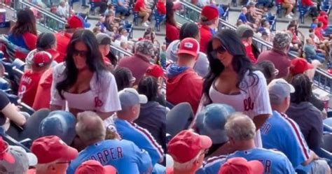 Fans Caught Apparent Stripper In Racy Outfit Giving Lap Dance In The Stands During Philadelphia ...