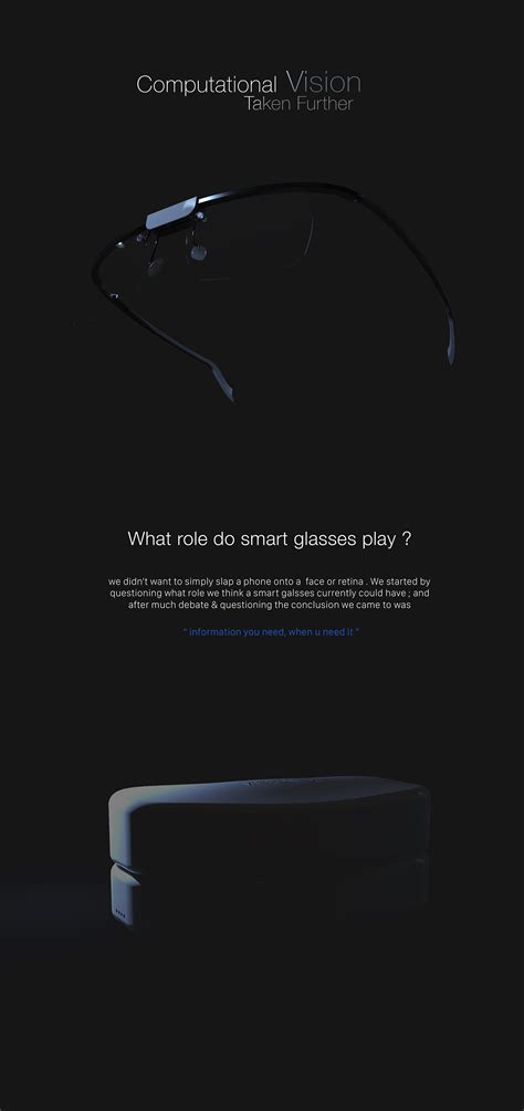 Smart Glasses Concept on Behance