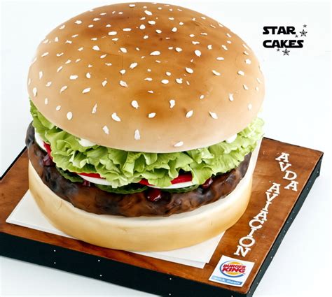 Burger King Whopper Cake - CakeCentral.com