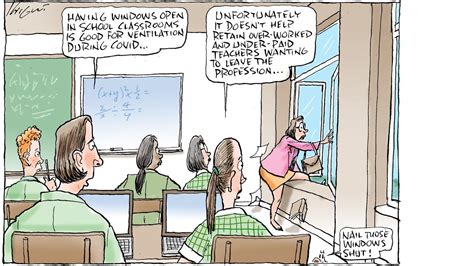 Mark Knight draws attention to burnt out teacher problem | KidsNews