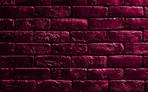 Purple Brick Wall Texture