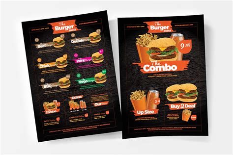 Fast Food Menu Design Templates - Detrester.com