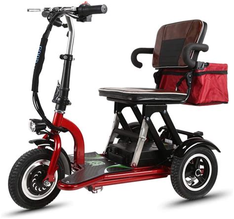 Buy CYGGL Electric Tricycle Mobility Scooter for Adults Foldable ...