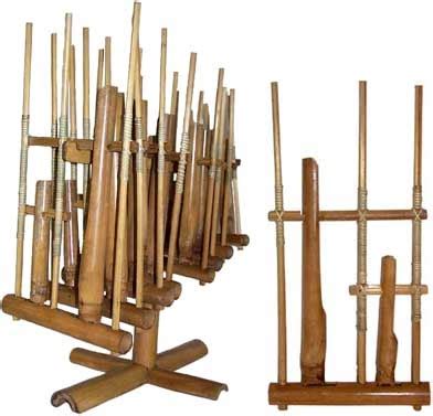 angklung, bamboo musical instrument. awarded as World tangible Cultural ...