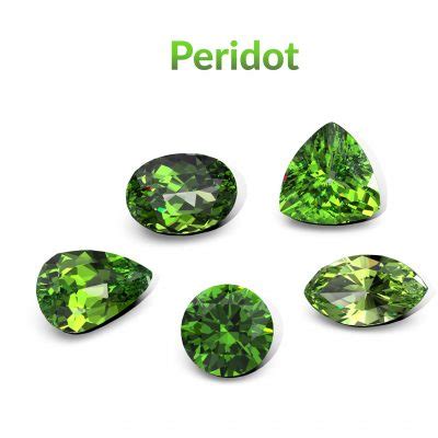 Peridot - One of Three August Birthstones » JewelryThis : Custom Jewelry