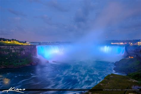 Niagara Falls Light Show | Royal Stock Photo