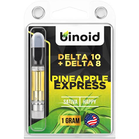 Binoid Delta-10 THC Vape Carts - Pineapple Express --> FREE Cart