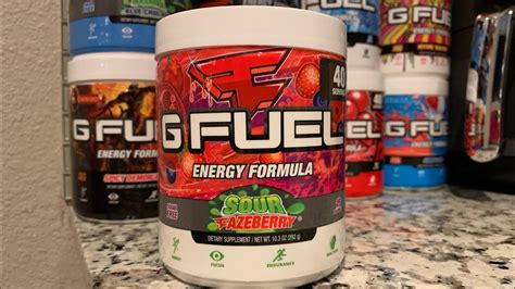 G FUEL Sour Fazeberry Review And Taste Test! - YouTube