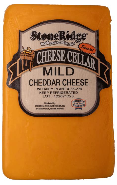 2 lb. Mild Cheddar Cheese