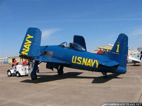 Grumman F8F-1 Bearcat (Blue Angels 1946 - 1949) The Bearcat was the last piston-engine carrier ...