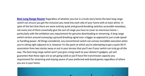 Best Long Range Router Reviews 2020 _ Buyer’s Guide Updated.pdf | DocDroid