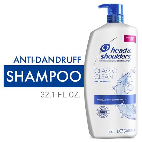 Head & Shoulders Anti-Dandruff Shampoo, Classic Clean, 32.1oz - Walmart.com