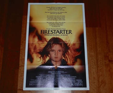 ORIGINAL MOVIE POSTER FIRESTARTER 1984 FOLDED ONE SHEET USA - Boonsart shop