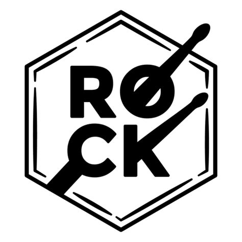 Rock music logo - Transparent PNG & SVG vector file