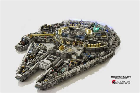 This LEGO Millennium Falcon Model Must Be Seen to Be Believed | Space