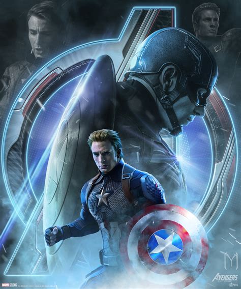 320x240 Avengers Endgame Captain America Poster Art Apple Iphone,iPod Touch,Galaxy Ace Wallpaper ...