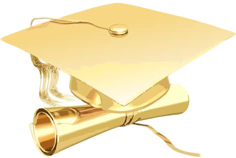 Gold Graduation Cap Png Free Transparent Clipart Clipartkey | Images and Photos finder