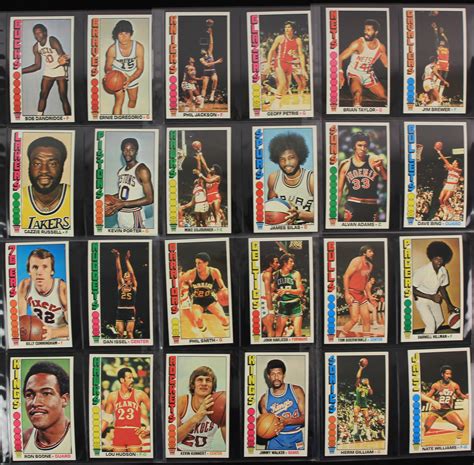 Lot Detail - 1976 Topps Basketball Trading Cards - Complete Set of 144