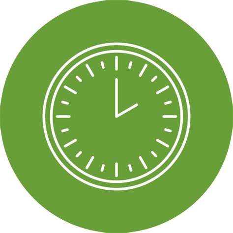 24 hour clock Generic Circular icon