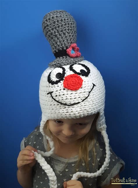 Crochet PDF PATTERN Friendly Snowman Hat Holiday Crochet - Etsy