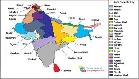 Hindi Dialects Map | Learn hindi, Language guide, Hindi language