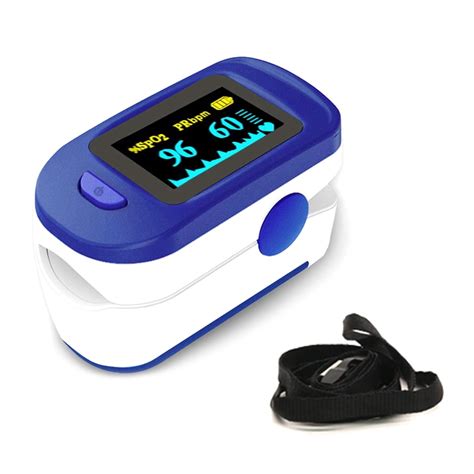 Fingertip Pulse Oximeter, Blood Oxygen Saturation Monitor (SpO2) with ...