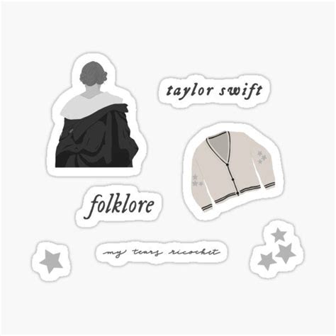 Folklore Stickers for Sale | Taylor swift, Taylor swift album, Taylor swift posters
