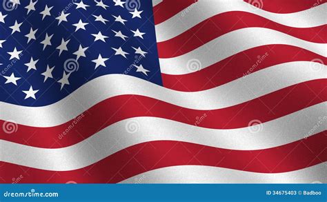 USA flag - seamless loop stock video footage. Video of symbol - 34675403