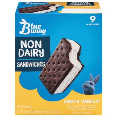 Blue Bunny® Vanilla Frozen Dessert Sandwich, 9 ct / 4.25 fl oz - Fry’s Food Stores