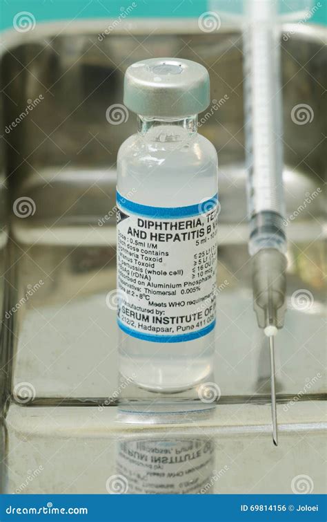 Tetanus Vaccine Bottle