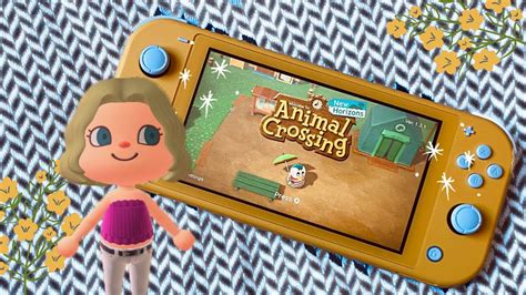 nintendo switch lite unboxing + intro to animal crossing - YouTube