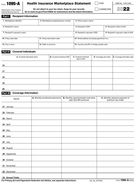 What Is A 1095-A Tax Form And What Is It Used For?