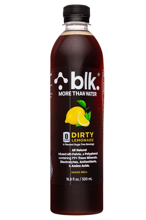 Dirty Lemonade (2022) | blk. | BevNET.com Product Review + Ordering | BevNET.com