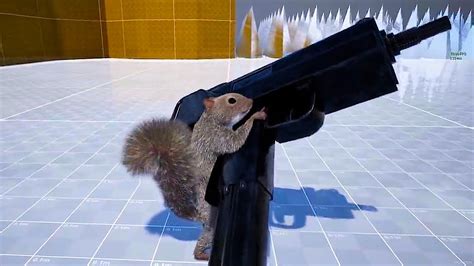 An Upcoming Video Game About a Squirrel with a Gun