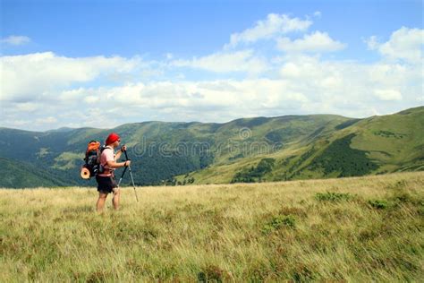 Summer Hiking in the Mountains. Stock Image - Image of autumn, fall: 52863927