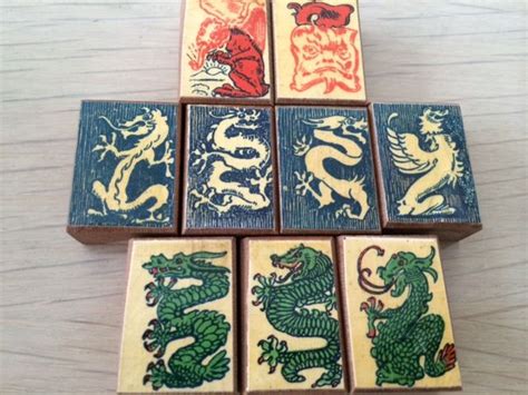 http://mahjonggandme.com/tag/dragons/ | Mahjong, Mahjong tiles, Asian dragon