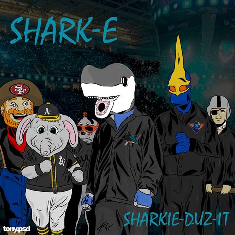 San Jose Sharks cover art inspired by Eazy E's classic album "Eazy-Dubz ...