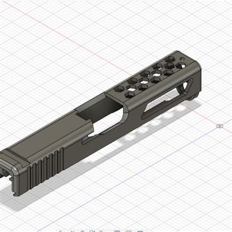 glock 19 slide 3D print model - Mito3D