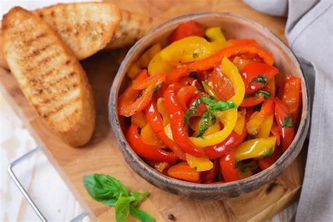 A Perfect Appetizer: Garlic and Herb Sautéed Peppers | Recipe | Stuffed peppers, Bell peppers ...