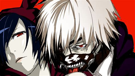 Touka & Kaneki: HD Tokyo Ghoul Wallpaper