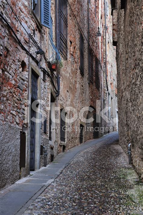 Street In Old Town Of Bergamo Stock Photo | Royalty-Free | FreeImages