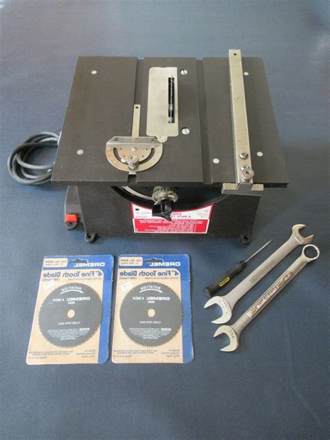 Dremel 4" Table Saw 580 Model Excellent Conditi