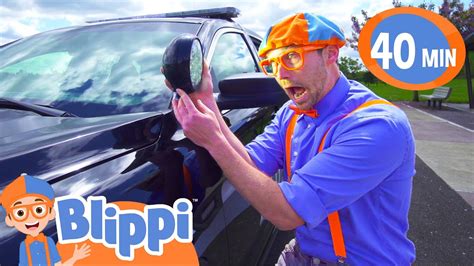 Blippi Explores a Police Car | BEST OF BLIPPI | Educational Videos for ...