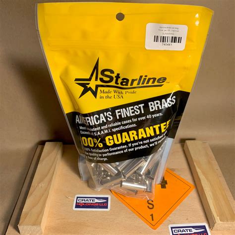 NEW 100 Count Bag Starline Nickel Plated Brass .44 Mag. Casings ...