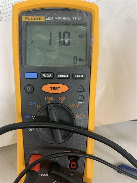 How to Megger test using this Fluke 1507. Working with some 350 kcmil cables and trying to ...