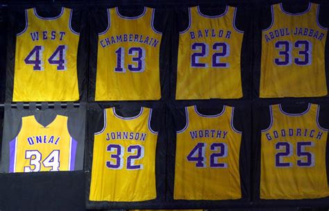 Lakers acknowledge error in Shaquille O'Neal's retired jersey - Los ...